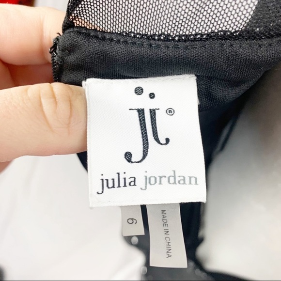 Julia Jordan Sequin and Mesh Cocktail Dress - Picture 12 of 12